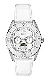  Guess Damen-Armbanduhr Chronograph Quarz Leder W0566L1