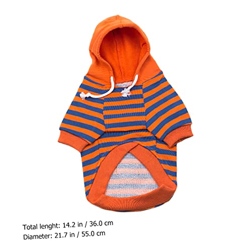 Pull à rayures pour chiens en coton respirant et costume adorable de marque BESPORTBLE