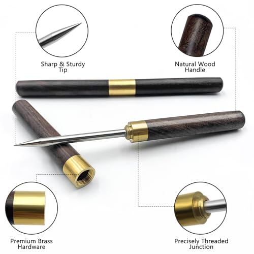 image for FJCTER 2 Pack Ice Pick for Breaking Ice, 6.8