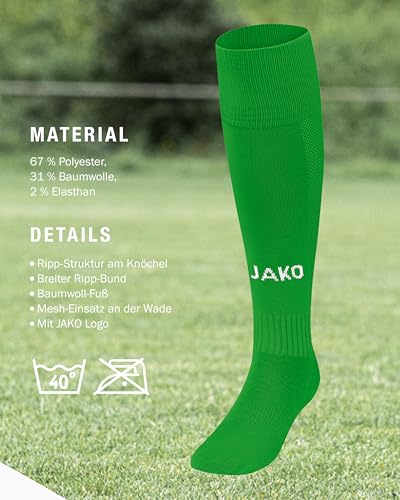 JAKO Stutzenstrumpf Glasgow 2.0, soft green, 1 (27-30), 3814