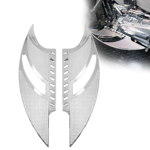 Marchepieds avant CNC pour Harley Touring FLHT, l'excellence de l'aluminium taillé dans la masse