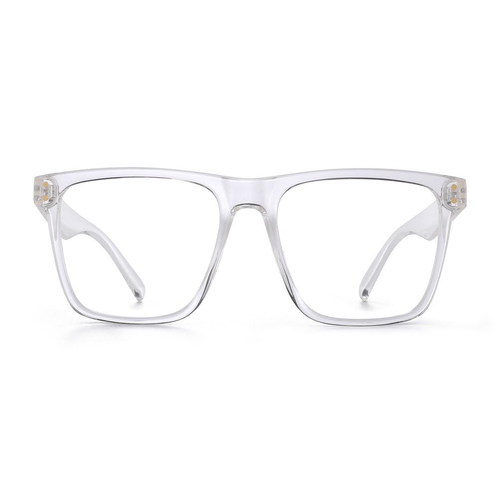 Okulary kwadratowe vintage, męskie, damskie, retro, komputerowe, przezroczyste, fałszywe