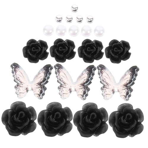 GALPADA DIY Nail Charms Gems 2 Sets of Small Nail Decorations for Women's Manicure Art