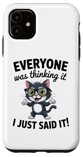 �������Ȕ���ȔL �݂�Ȃ��v���Ă��� I Just Said It �X�}�z�P�[�X iPhone 11 �p