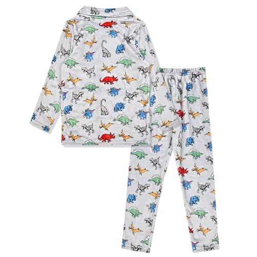 CHILDRENSTAR Girls Fleece Pajamas Pj Set Warm Winter Fall Sleepwear Soft Tops Pants2