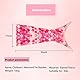 Kinder Meerjungfrauenflosse Decke 43 x 100 cm Mädchen Kleinkinder Kinder Meerjungfrauen Schlafdecke Weiche Flanell-Fleece-Kind-Meerjungfrauen-Decke Gradient Glitzernden Fischschuppen Design -Rosa