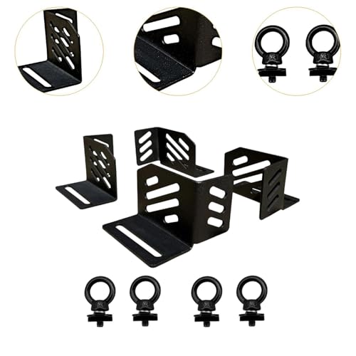 Barres de toit : accessoires de montage avec support d'angle stable et installation facile