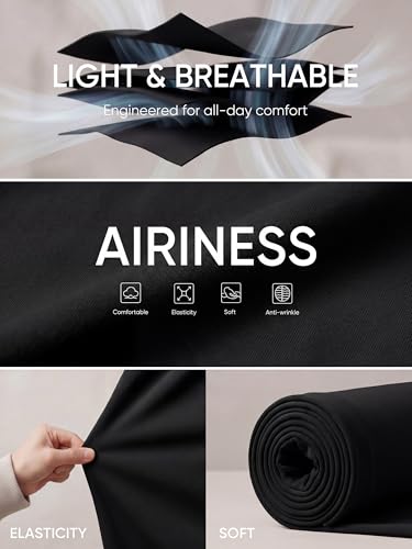 Image of JMIERR Men's Casual Baggy Pants Lightweight Wide Leg Lounge Travel Pants Streetwear with Pockets