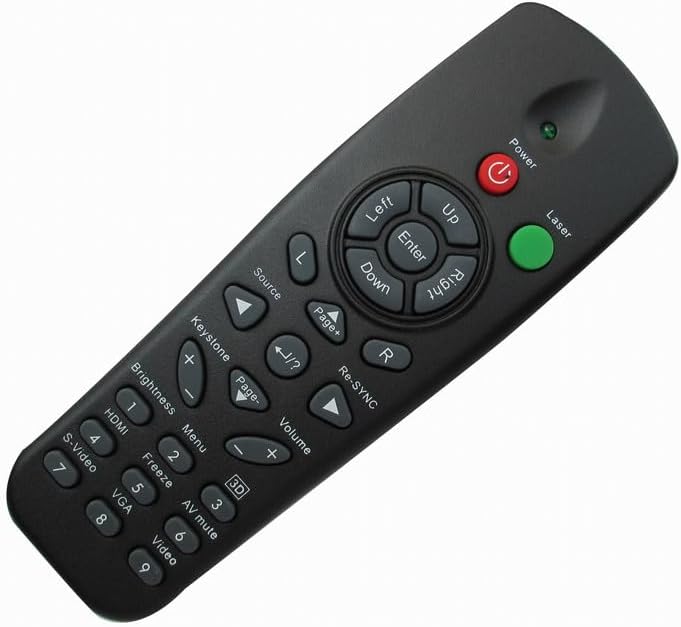 Remote Control for Optoma ES529 PRO160S PRO260X DS211 DX211 PRO360W EX539 DW312 EW539 EX525ST EX525 EX612 EX615 TX612 TX615 DLP Projector