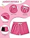 Century Star Boys Swim Trunks with Boxer Brief Liner Boys Swimwear Quick Dry Bathing Suit Toddler Swim Trunks Hot Pink 5-6 Years