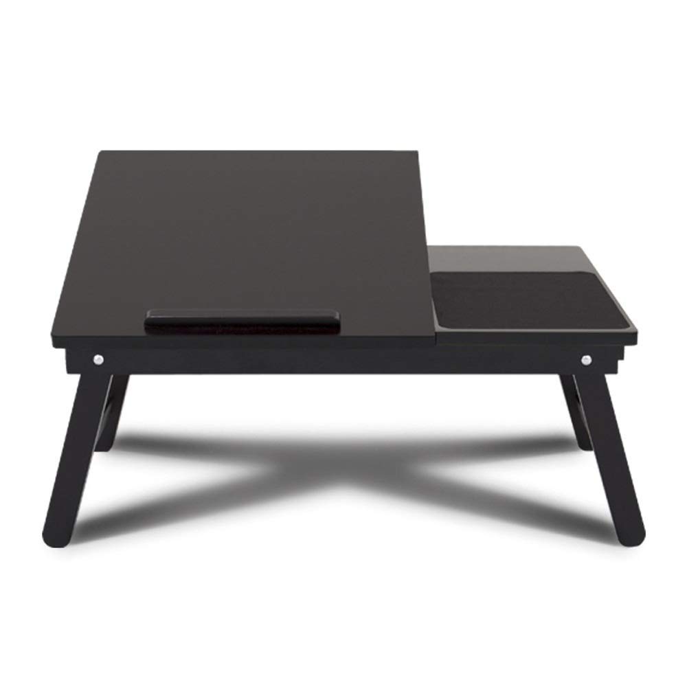 Supporto da tavolo pieghevole in bambù con cassetto, versatile vassoio da letto per giochi e postazione di lavoro efficiente sul letto, perfetto per notebook e laptop