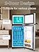 F.W.WOOLWORTHS 3.8 Cu.Ft Refrigerator with Freezer, 2 Doors Fridge with Adjustable Thermostat Control, Refrigerator for Kitchen, Dorm, Apartment, Garage, Office, Silver