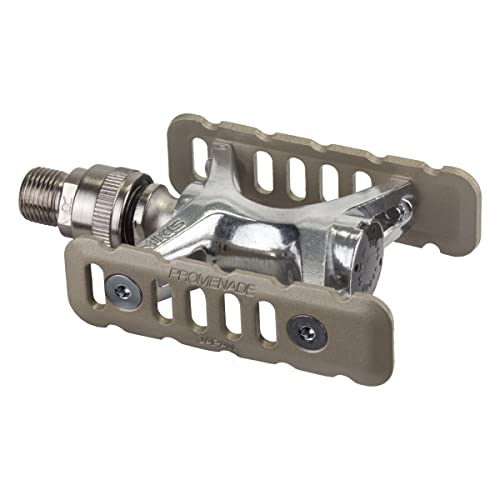 MKS Promenade Ezy Pedals Silver, 9/16 Inch
