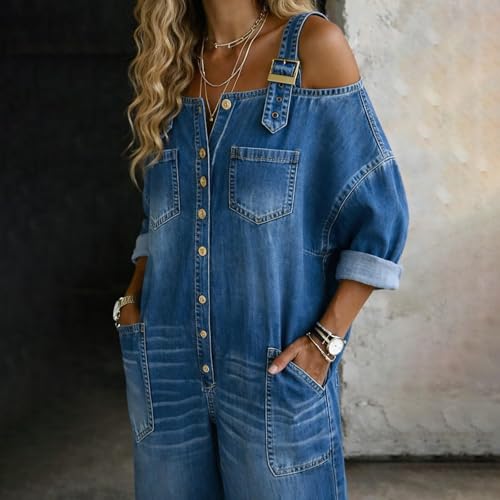 Overol de mezclilla vintage para evitar la ropa ajustada e incómoda 3