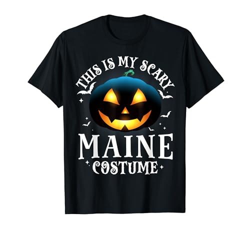 Maine Halloween Matching Pajama Costume T-Shirt