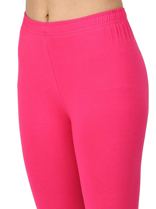 Image of Robinbosky Premium Stretchable Cotton Capri Legging for Women | Suitable for Formal wear & Casual wear | High-End Elastic Makes. The Leggings Squat Proof and Durable for Travel, Yoga, & Workout.
