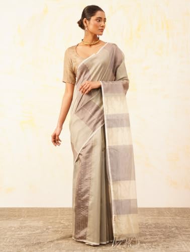 Jaypore maheshwari cotton silk saree – image 5