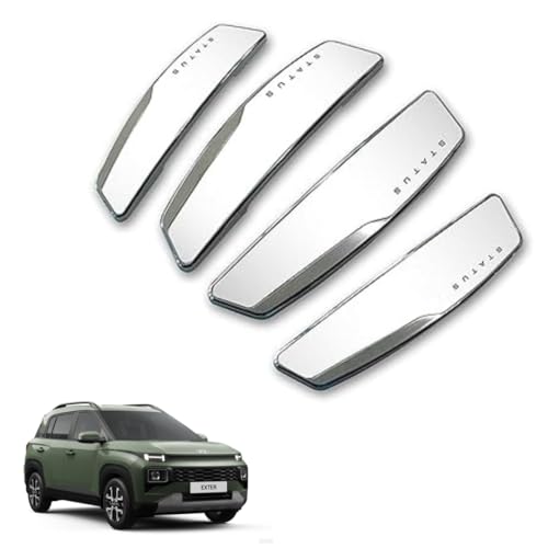 Image of Autokaar Status Car Door Edge Guard Scratch Protector White Universal for Hyundai Exter /Creta /Venue /Verna /Alcazar /Tucson /i10 /i20 /i10 Grand Nios /Santro /Xing /Aura /Xcent /Accent