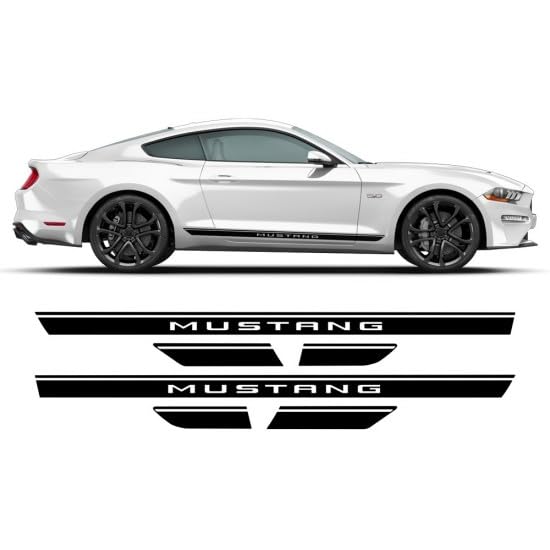 Autocollants voiture Ford Mustang 2015-2022 sticker tuning bande latérale vinyle