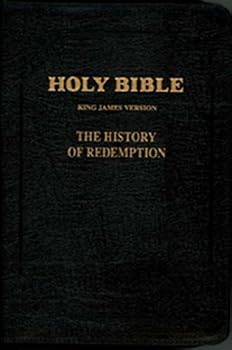Leather Bound History of Redemption Bible: Giant Leather Book