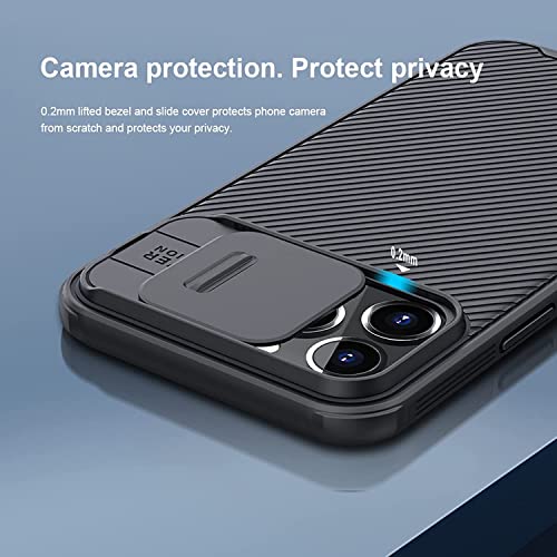 Coque iPhone 14 Pro bleu antichoc en TPU et polycarbonate avec cache caméra