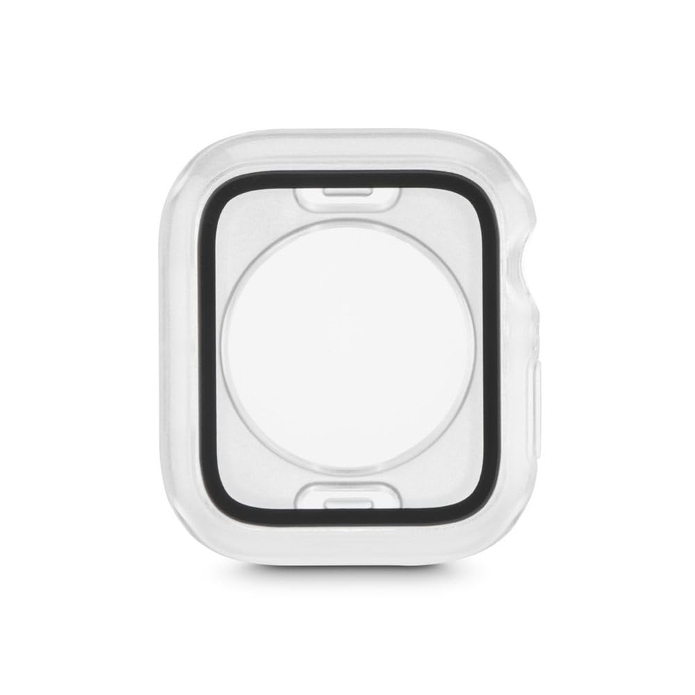 Hama Schutzhülle für Apple Watch 4/5/6/SE 40 mm – Transparent, Rundum Displayschutz