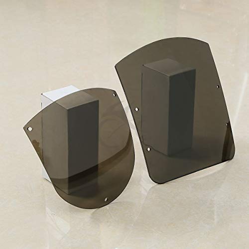 Image of TCMT ABS Windshield Quarter Fairing Kit Fits For Sportster XL 88-16 Dyna 95-05 FXR 86-94 (Smoke)