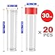 Transportröhrchen, 30 ml, Kunststoff, Reagenzglas, 20 Stück/Packung