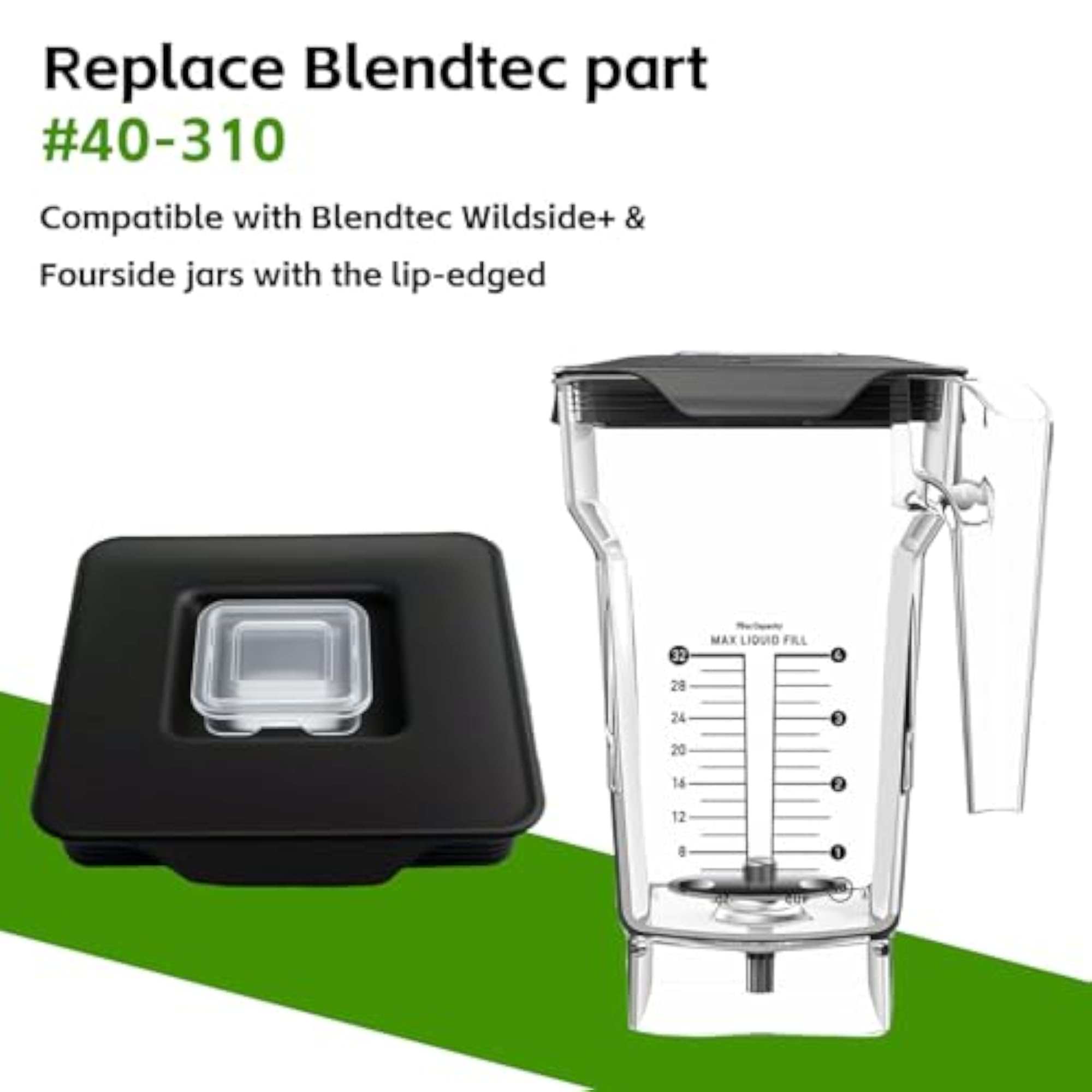 Blender Top Lid Replacement for Blendtec Commercial