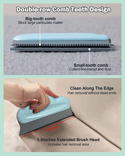 Pet Hair Remover, 3 Pack Portable Lint Remover For Hairball, Fuzz, Dust, Hair Scraper For Carpet, Reusable Lint Cleaner For Clothes, Sofa, Rugs, Pet Towers, Car Mats, Car Seats #TOP3