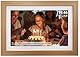 Denver PFF-1543LW Digitaler Wi-Fi Bilderrahmen – 15,6 Zoll Full HD IPS Touchscreen, Integrierte FRAMEO Software, Drahtloses Teilen, Timer-Funktion, Holzrahmen hell