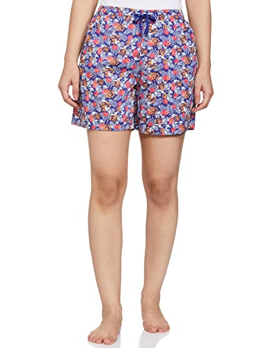 Image of Van Heusen Women's Cotton Lounge Shorts | Lightweight | Breathable Cotton | Relaxed fit | Printed | Comfortable Everyday Wear | Style 55501|Available in Pack of 1 & 2