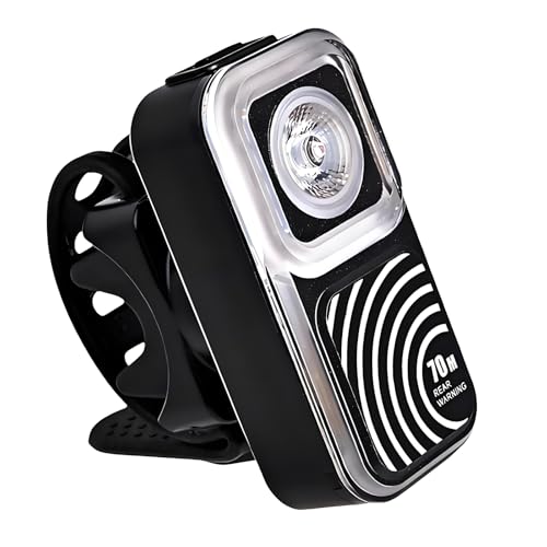 Lampe sécurité rechargeable vélo route résout le manque de visibilité arrière