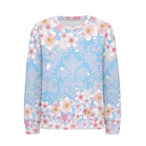 Boy Girl Graphic Sweater Fall Long Sleeve Crewneck Pullover Loose Soft Outfit Shirt for Teen Kid4