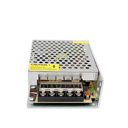 Transformador 220V a 12V 6A para regulador LED y proyectos de tiras analógicas