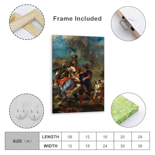 Impression sur toile Eugene Delacroix pour briser la monotonie de votre decoration interieure - 4