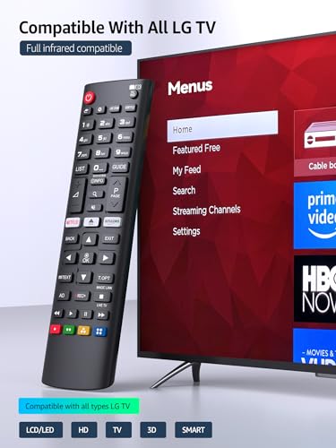 Universal Remote Control for LG TV Remote GOUYESHO Remote Control for All LG Smart TV OLED LCD LED HDTV 3D 4K AKB75095308 AKB75095307 AKB7415324 Lg Remote Control For TV with Shortcut Buttons - Image 2