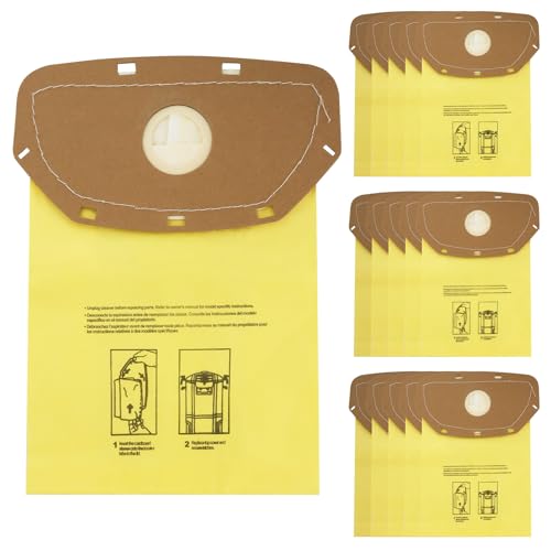16PCS AH10232 Sealed Collar Vacuum Bags Compatible with Hoover Commercial