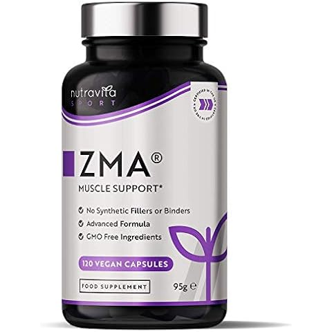 ZMA High Strength Vegan Capsules by Nutravita Cover