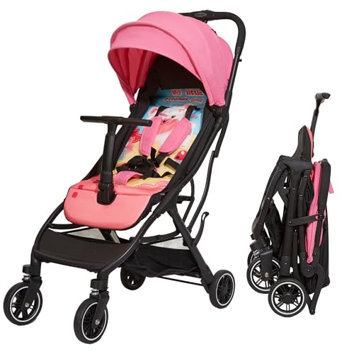 Image of Cool Kids Travel Stroller, Lightweight Baby Stroller with Automatic Folding Function Suitable for Walking Shopping and Amusement Parks