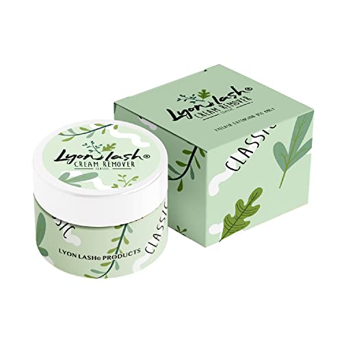 LyonLash Pro Gentle Cream Remover 15g 0.51fl. oz | Removes Eyelash Extension Glue Effectively| Low Irritation for Sensitive Skin | Essential Lash Extensions Supplies (Classic)