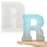 7 Inch Large Letter Molds for Resin, Gartful Silicone R Capital Alphabet Epoxy Resin Mold, A to Z...