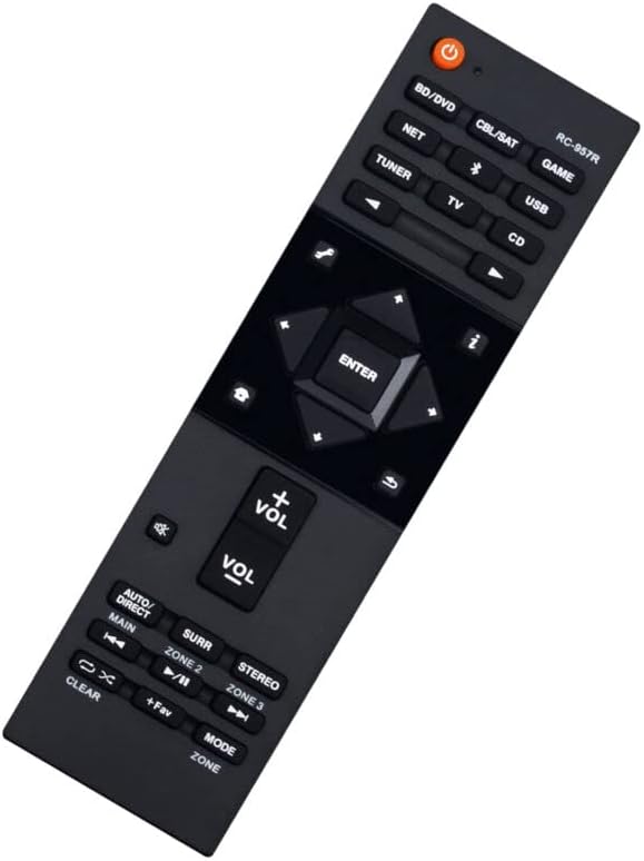 Replacement Remote Control Replace for TV/Audio/Projector RC-957R for Pioneer AV Receiver VSX-LX102 VSX-832 VSX-932 VSX-933