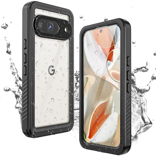 Image of Miimall Cases for Google Pixel 9 Case Waterproof, [IP68 Waterproof & Military Grade Shockproof][Built-in Screen Protector] Dustproof Full Body Shockproof Rugged Cover Case for Pixel 9 6.3 inch