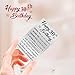 MOQIYXL Happy 30th Birthday Card for Men Women, Small Engraved Wallet Card for 30 Year Old Birthday Gifts
