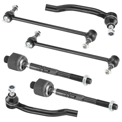 Front Lower Control Arms Kit Fit for 2001-2005 Acura MDX, 2003-2005 Honda Pilot with Ball Joint Tie Rod End Stabilizer Sway Bar End Links Front Lower Suspension Kit - K621349 K621350 - Image 4