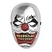 Big Top Bling Clown Adult Costume Mask Silver