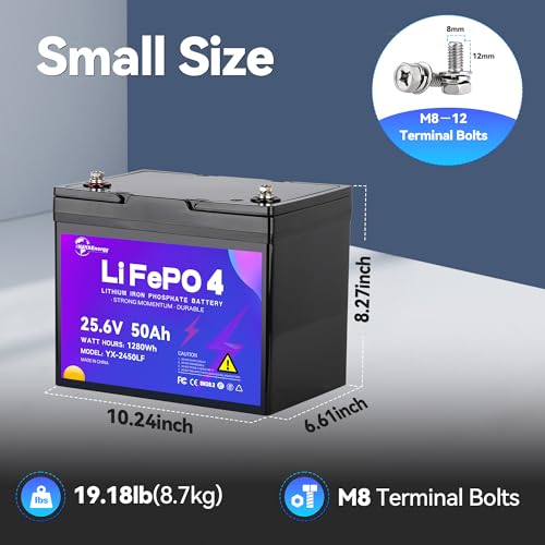 Image of 12V 100Ah LiFePO4 Lithium B attery, 100A BMS Board | Rechargeable Solar Battery, Up to 15000 Deep Cycles, Perfect for RV, Solar System, Trolling Motor, Camper, Fishing Boat
