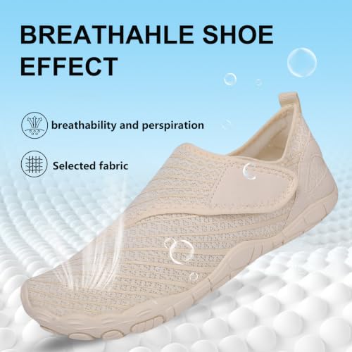 Image of Voyabarefoot Shoes for Women Men 2026 Upgrade Wide Toe Box Barefoot Hiking Sandals,Non-Slip Adjustable Water Shoes for Beach Walking Travel, Comfortable Slip On Walking Shoes