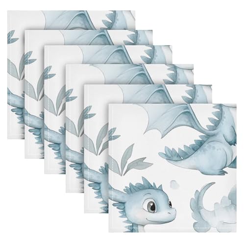 Servilletas de Tela Qilmy 20 x 20 Pulgadas Pack x4 miniatura 6